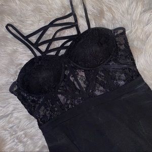 🖤 FASHION NOVA , BLACK LACE DRESS 🖤
